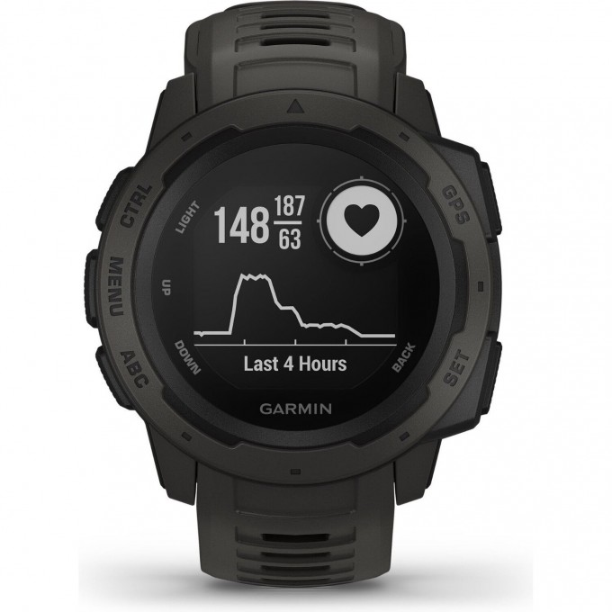Часы GARMIN INSTINCT SOLAR CAMO GRAPHITE 010-02293-05