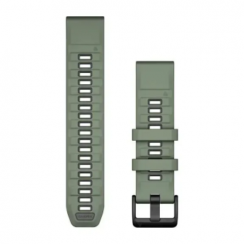 Ремешкок для часов GARMIN QUICKFIT 22 силиконовый ива/графитовые Ремешкок для часов GARMIN QUICKFIT 22 силиконовый ива/графитовые