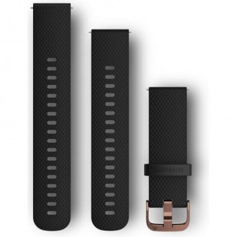Ремешок GARMIN QUICK RELEASE BAND 20MM BLACK/ROSE-GOLD/TWO SIZES INCLUDED Ремешок GARMIN QUICK RELEASE BAND 20MM BLACK/ROSE-GOLD/TWO SIZES INCLUDED
