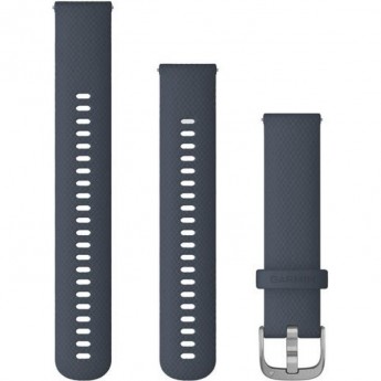 Ремешок GARMIN QUICK RELEASE BAND 20MM GRANITE BLUE/SILVER Ремешок GARMIN QUICK RELEASE BAND 20MM GRANITE BLUE/SILVER