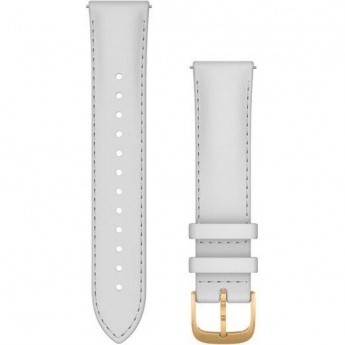Ремешок GARMIN QUICK RELEASE BAND 20MM WHITE ITALIAN LEATHER/24K GOLD PVD Ремешок GARMIN QUICK RELEASE BAND 20MM WHITE ITALIAN LEATHER/24K GOLD PVD