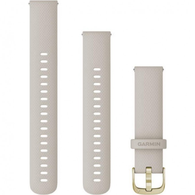 Ремешок GARMIN QUICK RELEASE BANDS (18 MM) LIGHT SAND WITH LIGHT GOLD HARDWARE 11652