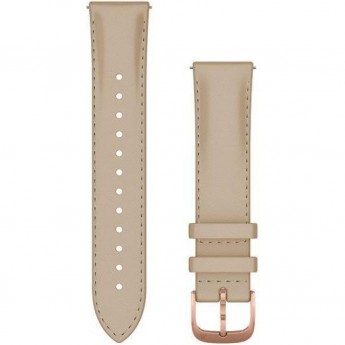 Ремешок сменный для GARMIN VIVOMOVE, LUXE, 20MM, LEATHER, ROSE GOLD, LIGHT SAND Ремешок сменный для GARMIN VIVOMOVE, LUXE, 20MM, LEATHER, ROSE GOLD, LIGHT SAND