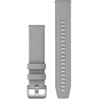 Ремешок сменный GARMIN Quick Release 20 мм (силиконовый) серый со стальной застежкой Ремешок сменный GARMIN Quick Release 20 мм (силиконовый) серый со стальной застежкой