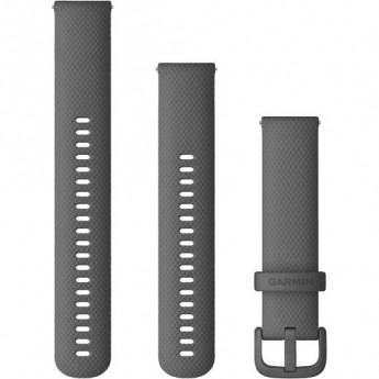 Ремешок сменный GARMIN Quick Release 20 серый (силикон) Ремешок сменный GARMIN Quick Release 20 серый (силикон)